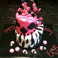 Casino/zebra Cake 