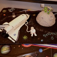 Shuttle Commander Benjamin I made this for my son's 5th birthday party that was held at an Air & Space Museum last Fall. It's been my favorite cake to...