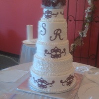 Sandra's Wedding Cake 10-2-10 