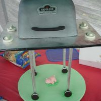 Dad's 60Th Birthday Bbq Cake! This cake was inspired by CC member kbrockmann 's BBQ Cake. It didn't come out the way I envisioned, as I really ran out of time...