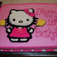 Hello Kitty Birthday Cake 