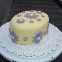 Cake For Christy My first fondant cake.