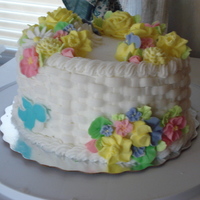 Basketweave Wilton Course 3 final cake