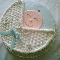 Baby Carriage Got this idea from a Wilton catalog.