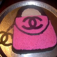 Chanel Cake Birthday cake made for my friend who loves purses!