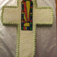 Cross Cake Another cake I made during my cake decorating class