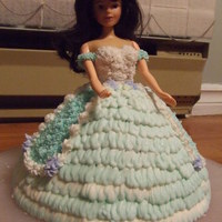 Pretty Doll Another cake I made during my cake decorating class