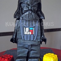 3D Lego Star Wars Darth Vader Cake For Icing Smiles This is my 5th cake donated to the incredible non-profit, Icing Smiles! It is a 3D Lego Star Wars Darth Vader. The entire body is cake and...