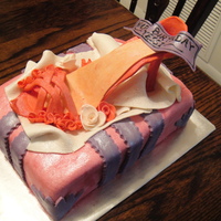 Put Your Party Shoes On Made this cake for a birthday, shoe themed...First shoe Ive ever made, not very easy, but ill get better with more practice!