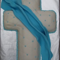 Christening Cake Did this for a friends son's christening -