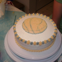 Go Hoosiers This was my first cake from class. We could make anything, so I decided since we recently moved to Indiana to made a go Hoosiers!