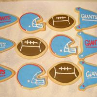 Giants Cookies These are for my best friend's daughter's cheerleading competition this weekend. :) NFSC & Antonia74 RI. TFL!