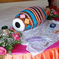 Dholki Cake / Dhol Cake its an instrument of a drum family that is used in indian wedding functions...