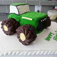 John Deere Cake I made this for a young man turning 16 he loves to drive tractors