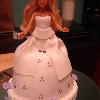 Barbie Cake For One Of My Daughters My first Barbie cake