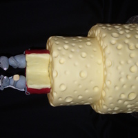 Till Cheese Do Us Part Small practice cake, it made me smile all day long :)