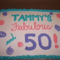 Fabulous And 50 Yellow Cake with All Buttercream Icing