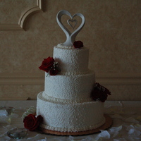 Wedding Cake 3 tier/buttercream icing
