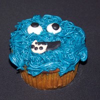 Cookie Monster Cupcake 