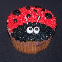 Lady Bug Cup Cake 