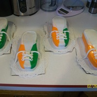 High School Bowlers Award Night This was the first time I tried a shoe. The bowling coach asked for 5, one for each High School Senior on the bowling team. The cakes were...