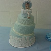 Topsy Turvy Baby Shower This is my first attempt at a topsy turvy cake......I now see the error of my ways, lol. I am open to suggestions....please!