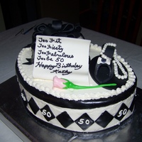 50Th Birthday Inspiration from friends at CC50th Birthday cake for my best friend Kathy