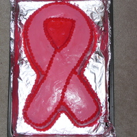 Pink Ribbon Cake 