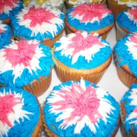 Firework 4Th Of July Cupcakes Buttercream Firecracker Cupcakes