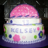Kelsey's Purse Cake cake purse fondant accents
