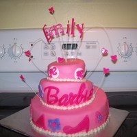 Barbie Topsy Turvy Cake This was my first time trying a topsy turvy cake. the cake is white chocolate pound cake with strawberry filling and vanilla buttercream...