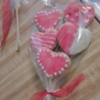 Valentines Cookies Cookies I made for a school Valentine Party..