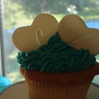 Wedding Shower Cupcakes these were for a wedding shower. the hearts are fondant