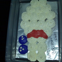 Bowling Pin Birthday Cake My moms birthday cake