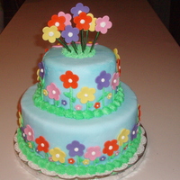 Wilton Course 3 - Stacked Fondant Cake 