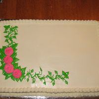 Funeral This is a sheet cake that was done for a funeral