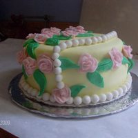 First Ever Cake!! I went to the oregon state fair and saw some beautiful cakes and decided I wanted to try that!! and convinced my husband that he did too......