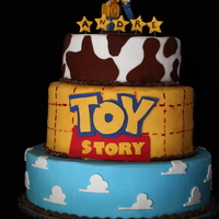 Toy Story Cake Was asked to make this cake from a photo. Not sure who the original maker is. EDIT: Here is the original: http://www.cakecentral.com/...