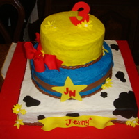 Toy Story buttercream and fondant