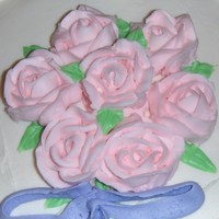 Buttercream Roses pink buttercream roses