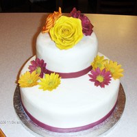 Grandmother's Birthday Cake Thanks to Edna De La Cruz (tonedna) and Fran McGregor (franjmc) for their wonderful rose tutorials! This bday cake was for my grandmother...