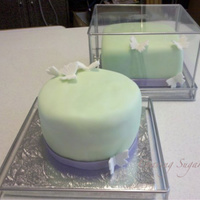 Puamana's Giveaway Cakes MOB wanted 2 small cakes as giveaways for prizes so I made 2 4" cakes and instead of putting them in a cake box, found these cute...