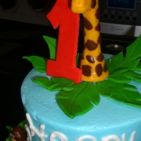 Alexander's Giraffe Safari animal for a fellow teacher's son's first birthday! She loves the jungle animals, especially giraffes. Inside was marble...