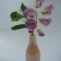 Lathyrussen I made these wonderfull flowers at a workshop from Suikerkunst at the Netherlands.