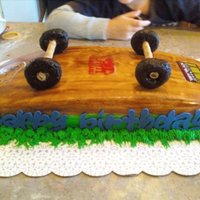 Skateboard Cake 