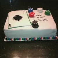 Poker Cake- Side View 