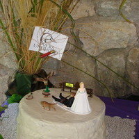 Duck Hunter Groom's Cake I made this cake for my brother's wedding. He is an avid duck hunter and it was a good thing he got married before waterfowl season...