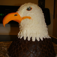 Eagle Head This is my first attempt of an eagle's head out of RKT.