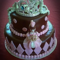 Pink & Brown Princess This was actually for a 40th birthday and it was requested that it be all chocolate, with pink accents and "princess-y". The...