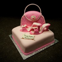 Pink Purse And Shoes A very pink request for a 50th birhday party!